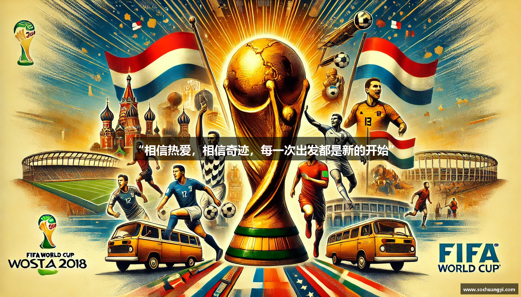 “相信热爱，相信奇迹，每一次出发都是新的开始”